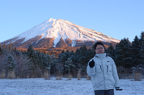 代助と富士山