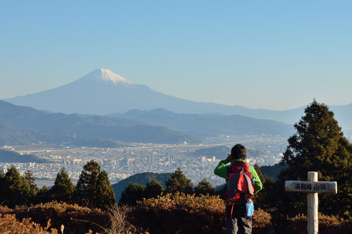 満観峰からの富士山