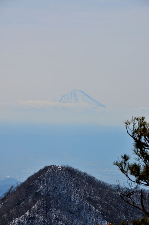 金ヶ岳山頂､富士山