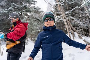 厳冬期の蓼科山