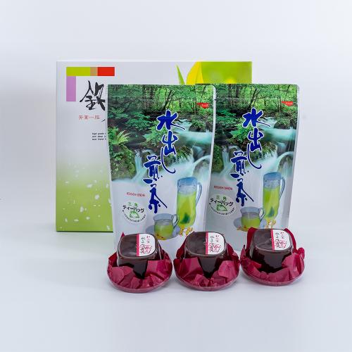 夏涼みギフト 特選水出し煎茶と水ようかん