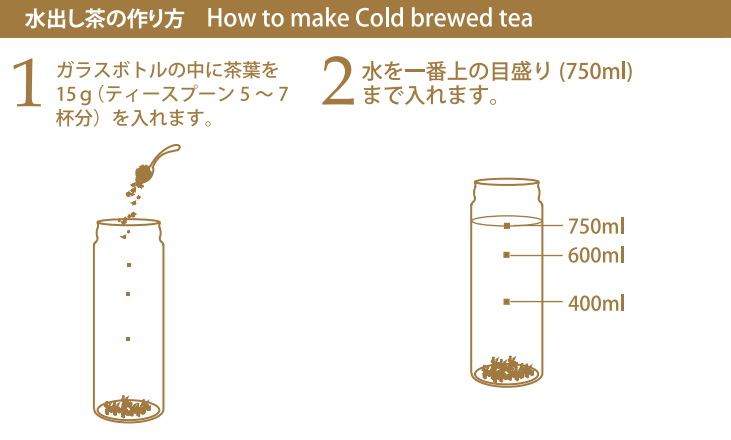 水出し茶の作り方