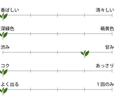 掛川・山東の深蒸し200gx2缶のお茶の特徴